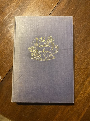 Altes buch ich kann kochen - kochen, das