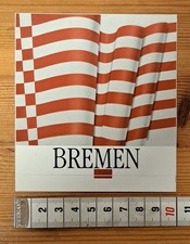 Aufkleber Sticker Stadt BREMEN,  Flagge