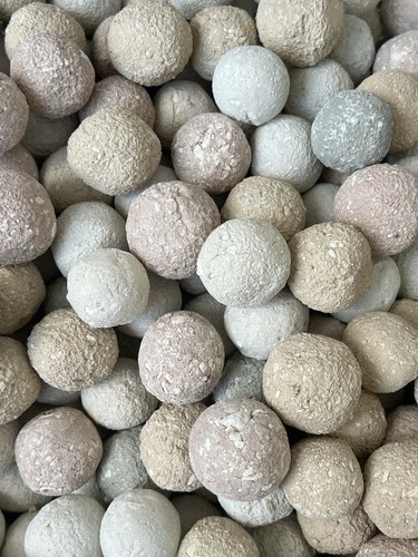 Leckere kugeln ton - kugeln, ton,kaolin