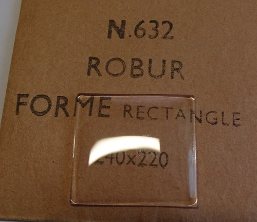 Glas rechteckiger form - in,