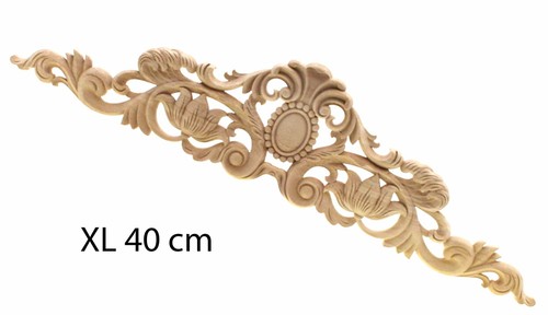 40cm große verzierung holz - 40cm,