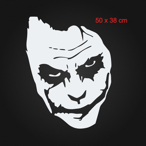 Joker aufkleber face - joker,