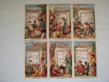 Liebig Sammelbilder (A155)Händler, Bilder haben Alters und Gebrauchsspuren,sieh