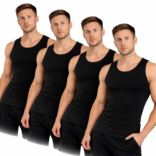 Herren unterhemd tank top 100 - unterhemd,