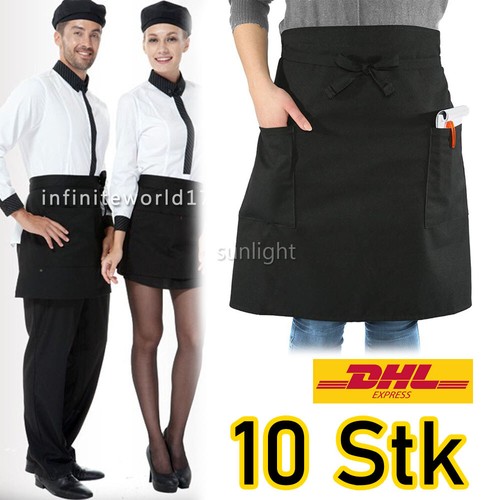 10x schwarz vorbinder - 10x, schürze
