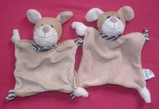 2 x Sterntaler Schmusetuch Hund Hanno braun klein