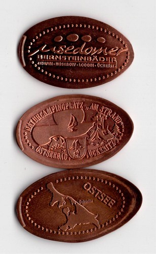 Elongated coin ückeritz - coin,