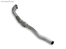 BULL-X Edelstahl Ø76mm Downpipe mit Sport-Kat Ø76mm Audi TT und TTS Typ 8J