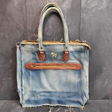 Miss Sixty Handtasche Denim Tasche Tragetasche Jeansstoff - Made In Italy - Y2K