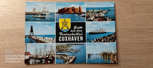 Postkarte cuxhaven - postkarte,