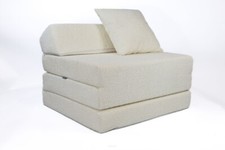 Teddy-Stoff Schlafsofa