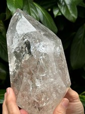 Bergkristall, Bergkristallspitze ,Doppeländer AA+ Qualität, poliert/ 1,425 Kg