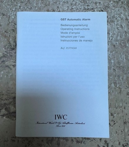 Iwc gst alarm ref 3537 - iwc, /