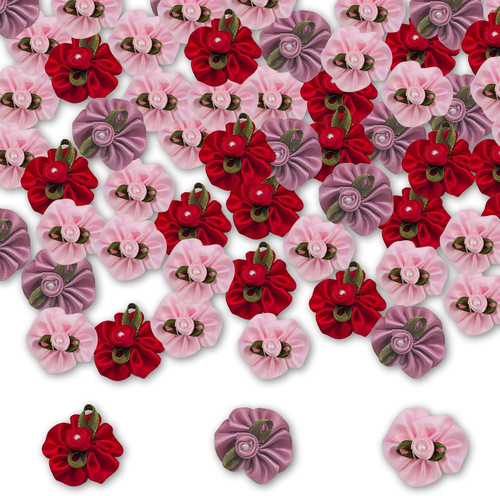 Mini rosen ornamente satiniert - mini-rosen-ornamente,