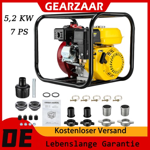 2kw 7ps benzin motorpumpe - 5,2kw,