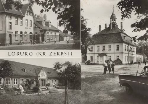 Alte ansichtskarte loburg - loburg, kr