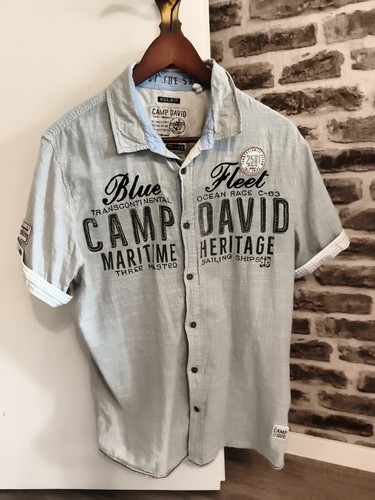 Camp david herren kurzarm - herren, kurzarm-hemd