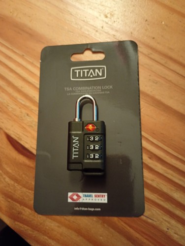 Titan tsa combination lock - titan,