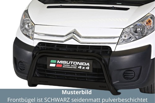 Frontbügel edelstahl schwarz - edelstahl,
