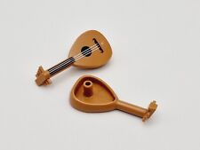 2x LEGO Instrument Gitarre Okolele City Minifiguren Zubehör
