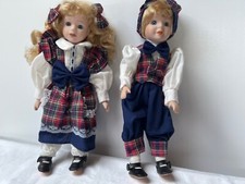 Porzelankopfpuppen - Paar -