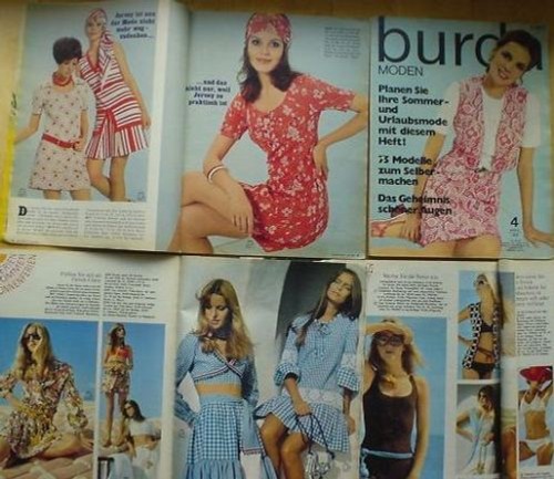 Burda moden 1970 jersey - moden, 04/1970
