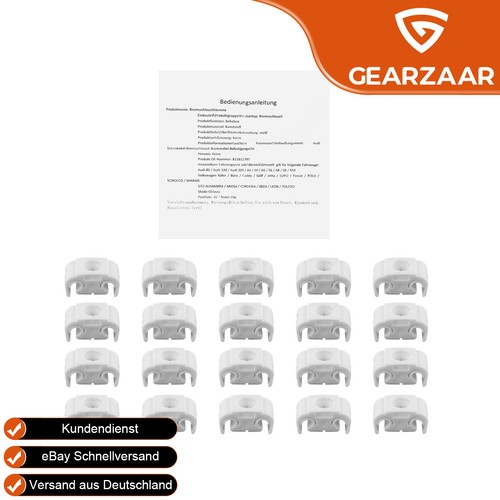 20x bremsleitung halter passt - halter,