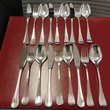 ROBBE & BERKING DESIGN35 - SCANDIA 18TL  DESSERT - VOPRSPEISE BESTECK 925 SILBER