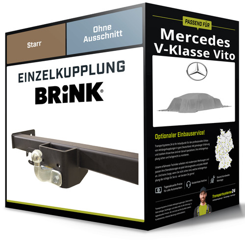Starre anhängerkupplung für - starre,