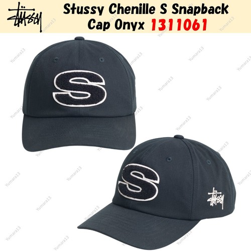 Stussy chenille snapback cap - s,