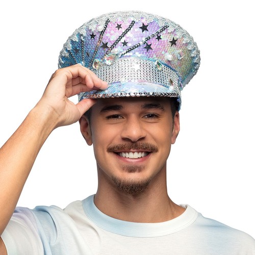 Silber pailletten stern - silber,