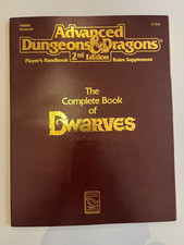 AD&D 2nd Edition - The Complete Book of Dwarves PHBR6 2124 - FN(+)