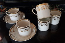 Antikes Pariser Porzellan Paris Empire um 1810-50 Tasse 19 Jhr Weiß Gold