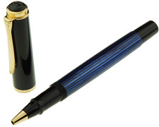 Pelikan R400 Old Style Tintenroller Blau Gold Schwarz Rollerball Souverän TOP