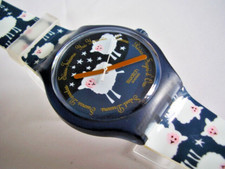 SWATCH X-LARGE GENT BLACK SHEEP TOO - NEUWARE - KULT-SWATCH - SÜSSE TRÄUME -