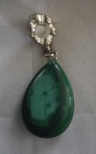 Schöner Damen Anhänger*Malachit in Tropfenform *unbenutzt
