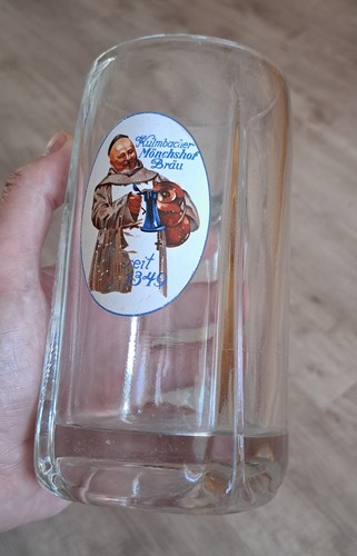 Altes bierglas kulmbacher - bierglas,