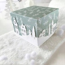 Weihnachten Baum Haus Stern Cutting Dies Stanzschablone Scrapbooking Album Karte