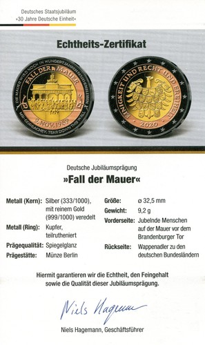 Deutsche jubiläumsprägung - deutsche,