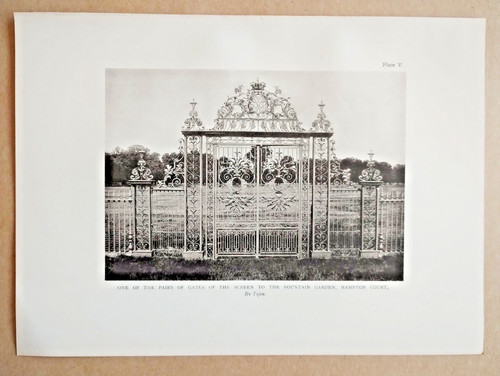 Gate the fountain garden - the,