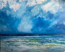 ::TOBIAS NICKLITZSCH *1982 ÖLGEMÄLDE BERLIN OSTSEE HIDDENSEE GALERIE STRAND MEER