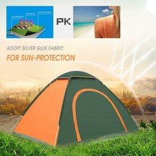 Zelt 2-3 Personen Campingzelt Pop-up Automatik Sekundenzelt Wurfzelt Familiezelt