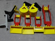 Lego 8x Schaufeln Greifer Staplergabel Vintage Legoland System Eisenbahn kg