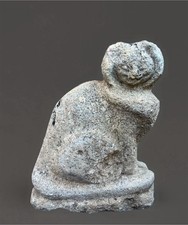 antik Katze Skulptur Kunst Gartendeko