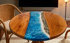 Epoxid Table Top mit Blau