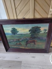 ALTES ÖLBILD VON KARL