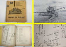 Claas Matador Gigant Mähdrescher Ersatzteilliste Ersatzteilkatalog 06/1964
