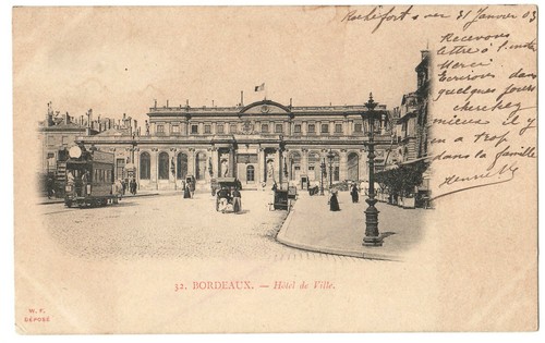 Cpa bordeaux hôtel de - cpa,