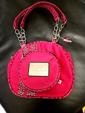 Poodlebag pinke Tasche in ausgefallener runder Form, wie neu