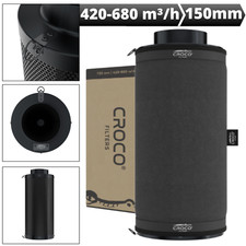 Aktivkohlefilter CROCO Black